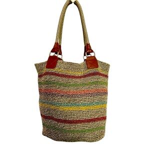 The Sak Woven Neutral Color Bag